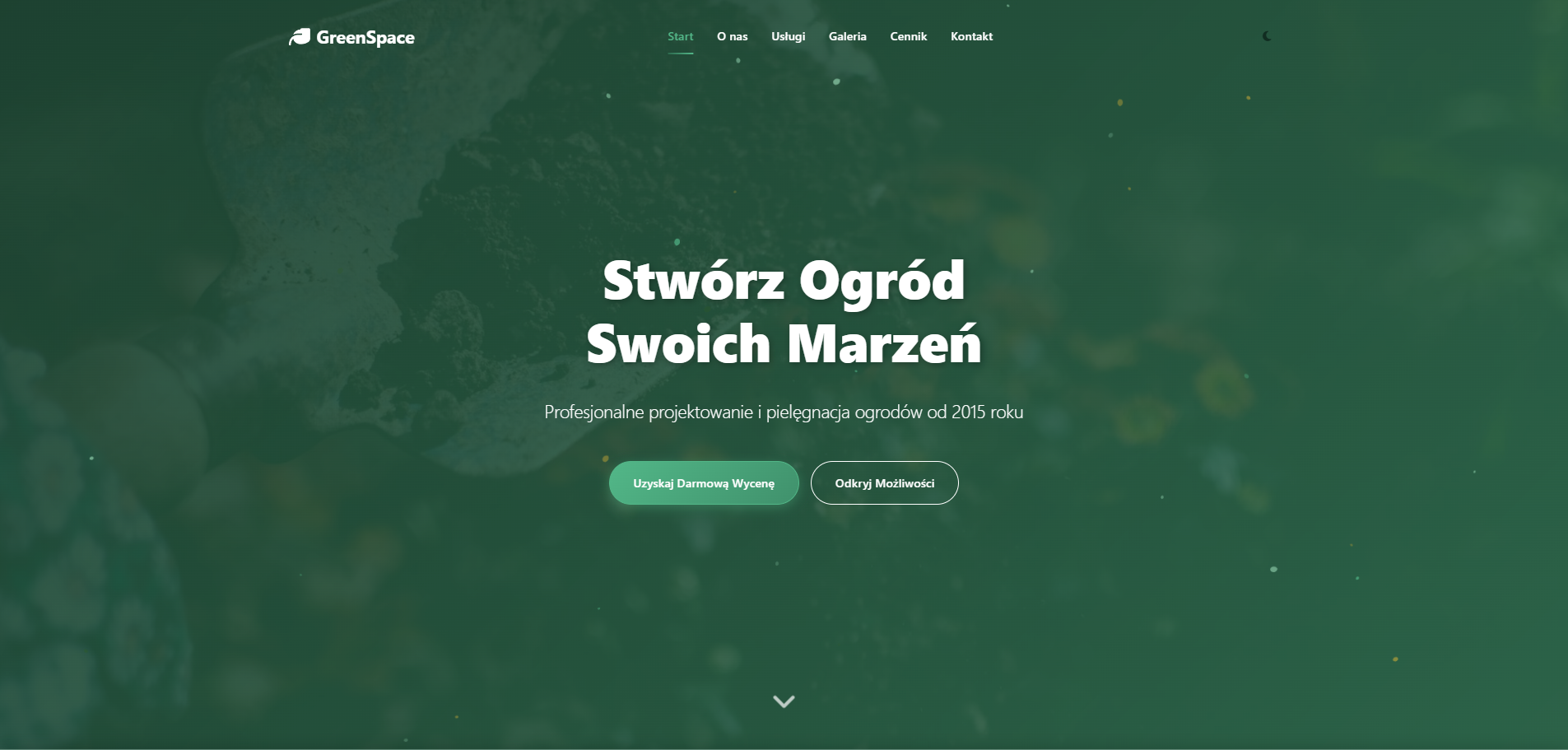 GreenSpace - strona ogrodnicza