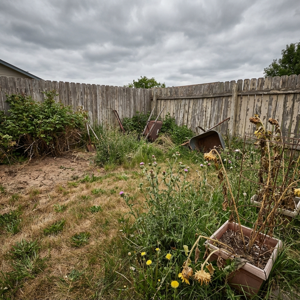 Ogród przed transformacją